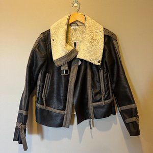Aviator Jacket - Sherpa Lined